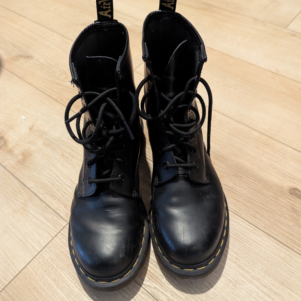 Dr. Martens Black Lace-Up Boots